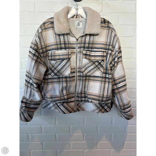 Jacket Other By Altard State In Grey & Tan, Size: S