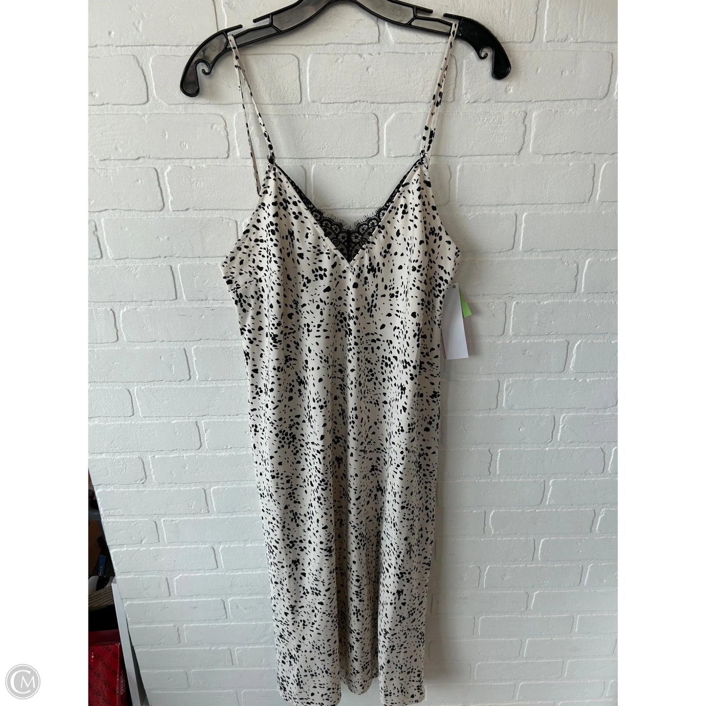 Dress Casual Midi By A New Day In Black & Cream, Size: S