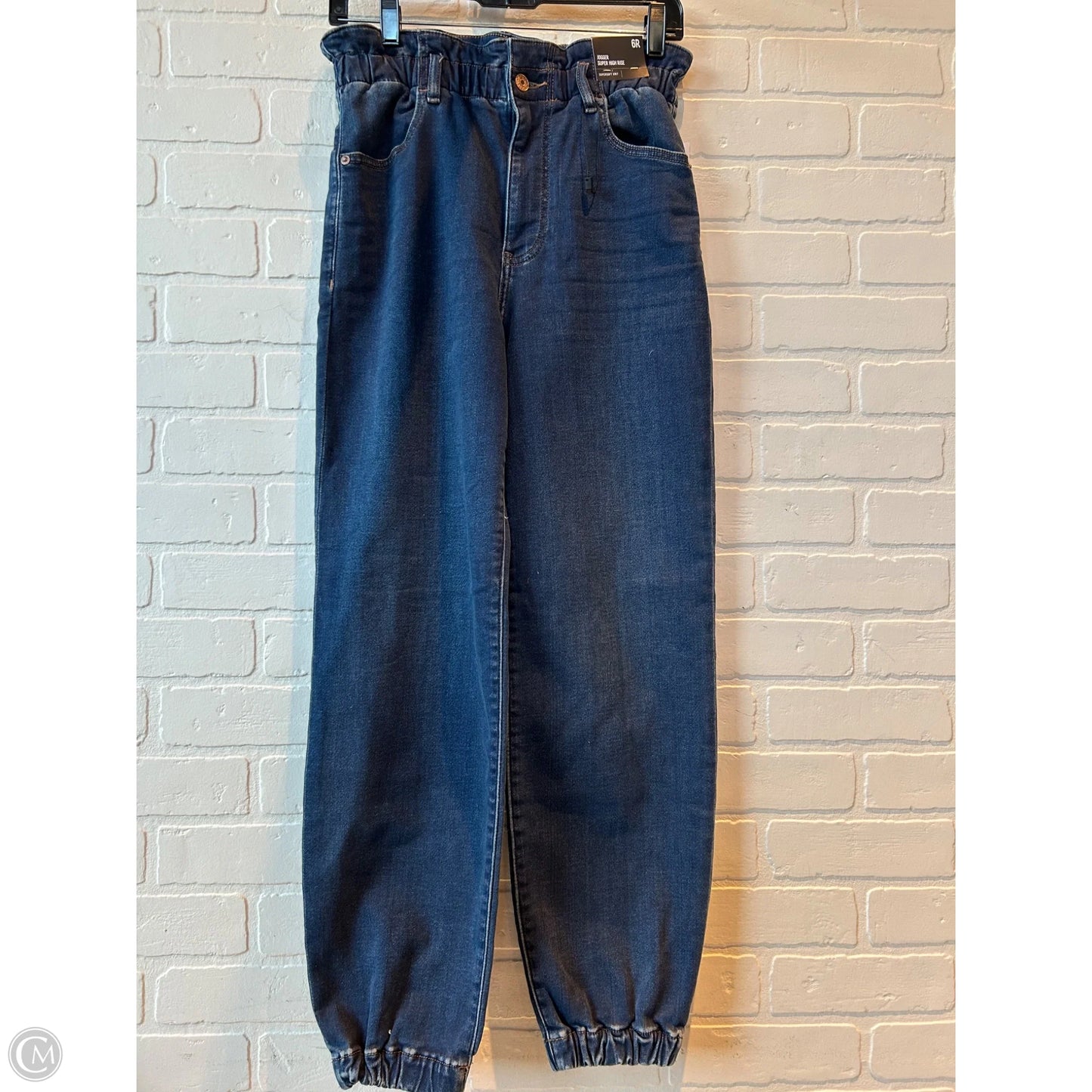Jeans Skinny By Express In Blue Denim, Size: 6