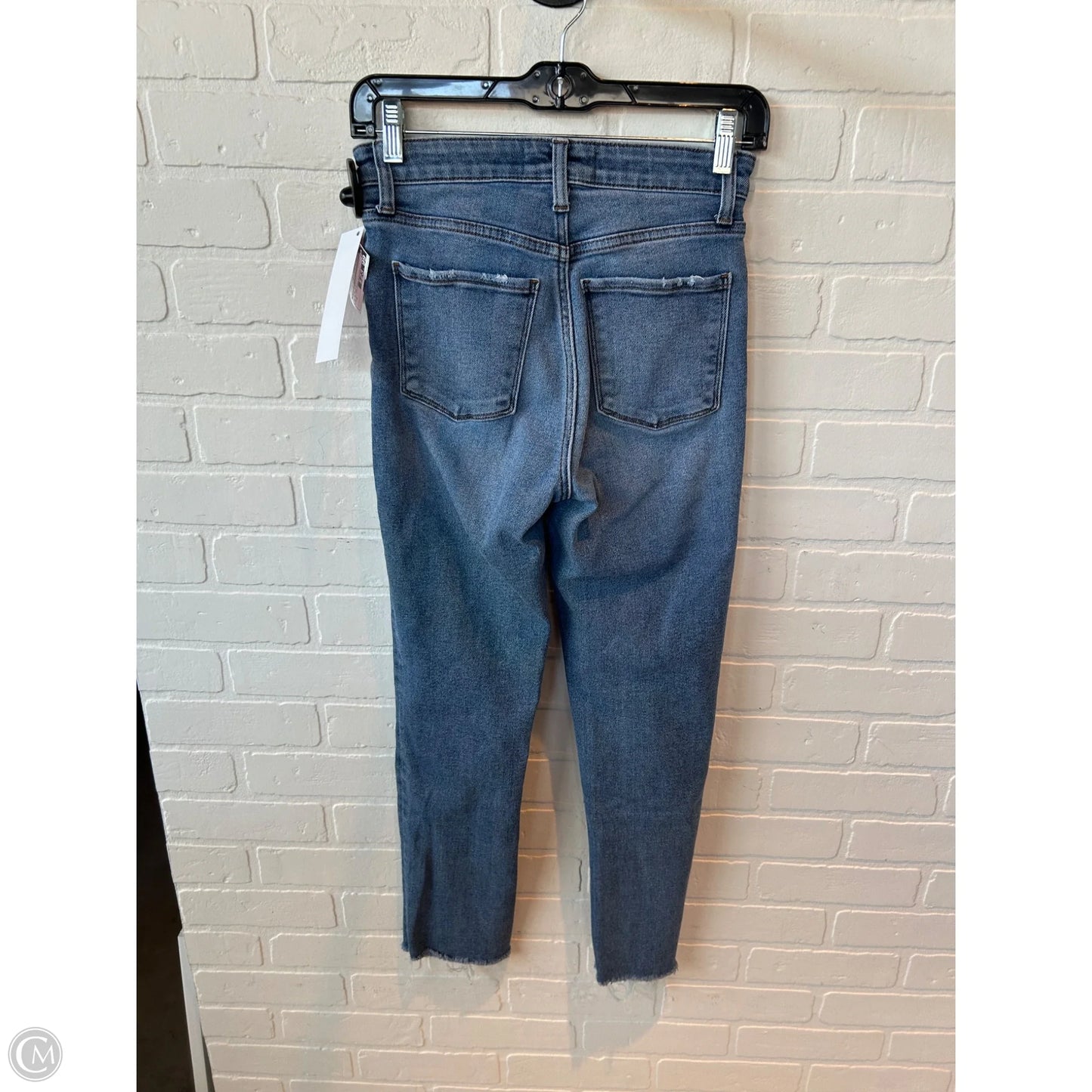 Jeans Straight By Evereve In Blue Denim, Size: 0