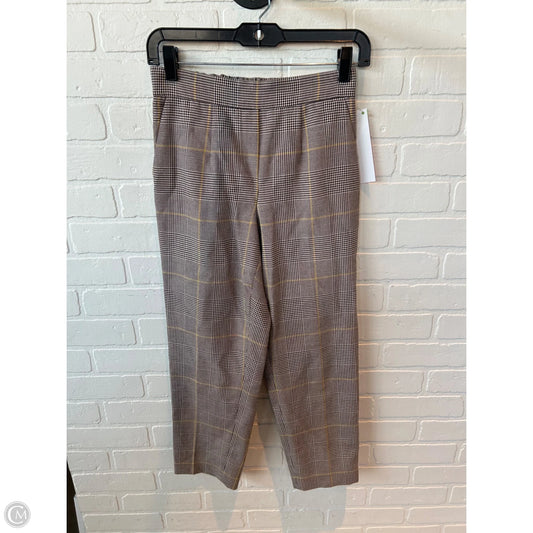 Pants Dress By Babaton In Brown & Yellow, Size: 2