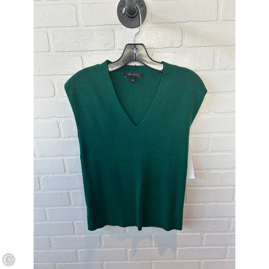 Vest Sweater By Ann Taylor In Green, Size: S