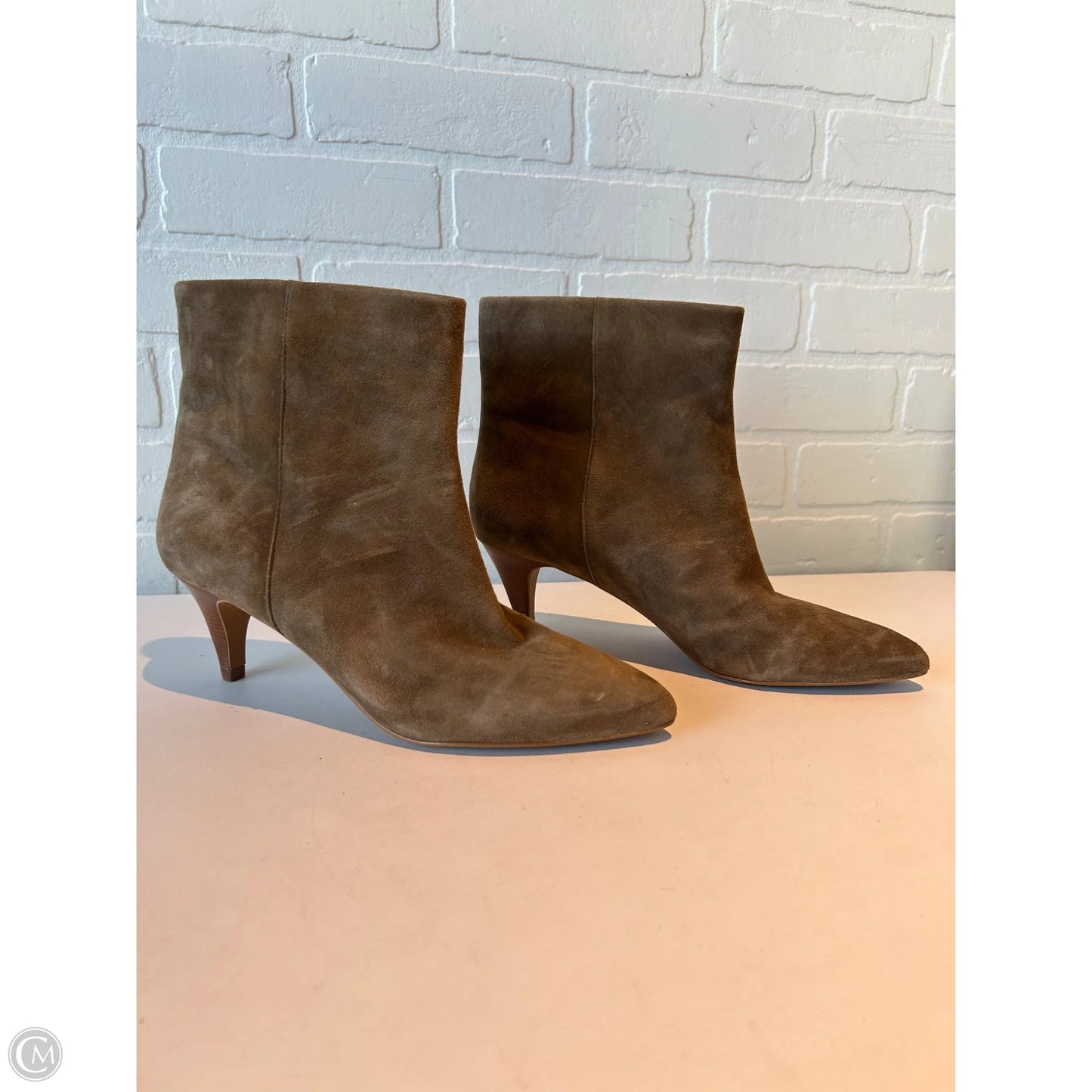 Boots Ankle Heels By Dolce Vita In Brown, Size: 9