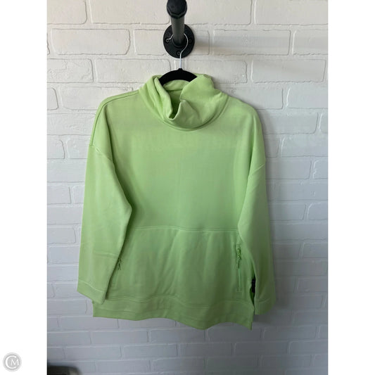 Sweatshirt Collar By Talbots In Green, Size: L