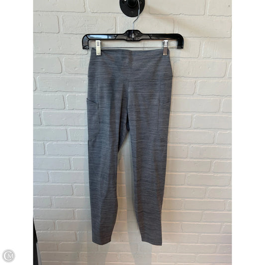 Athletic Leggings By Nike In Grey, Size: 8