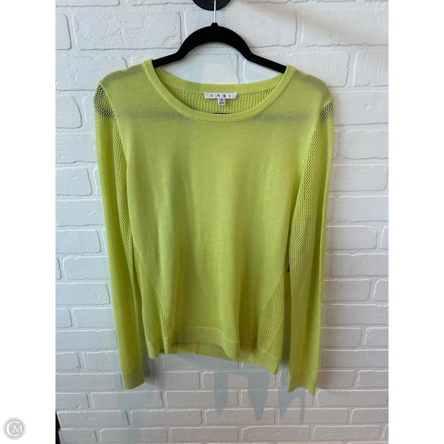 Sweater By Cabi In Green, Size: M