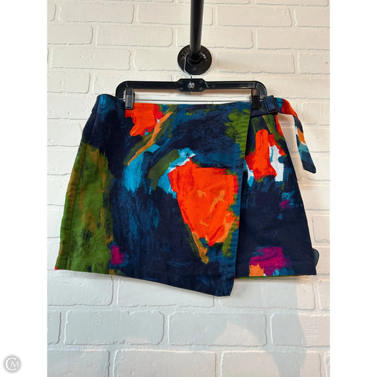 Skirt Designer By Kate Spade In Blue & Green, Size: 8
