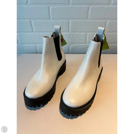 Boots Ankle Flats By Bp In Black & White, Size: 6