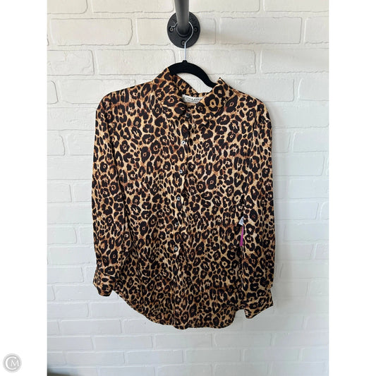 Top Long Sleeve By Jon And Anna In Animal Print, Size: M