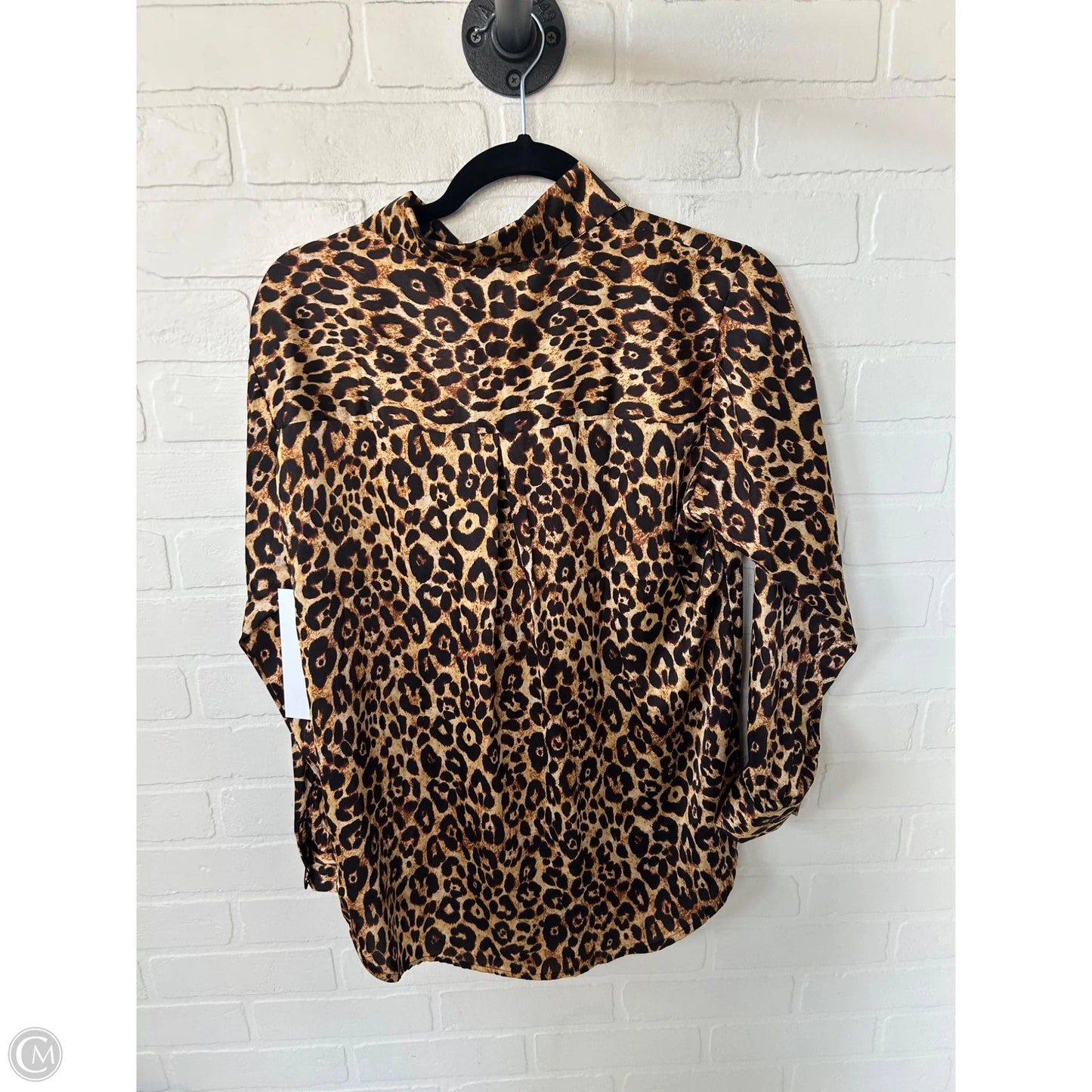 Top Long Sleeve By Jon And Anna In Animal Print, Size: M