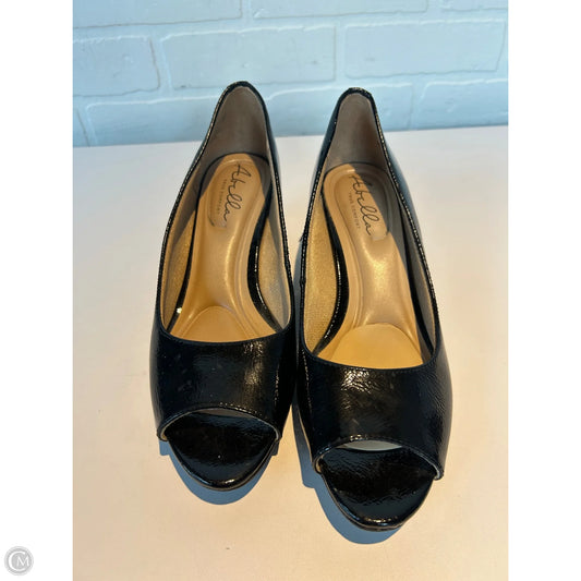 Sandals Heels Block By abella In Black, Size: 9