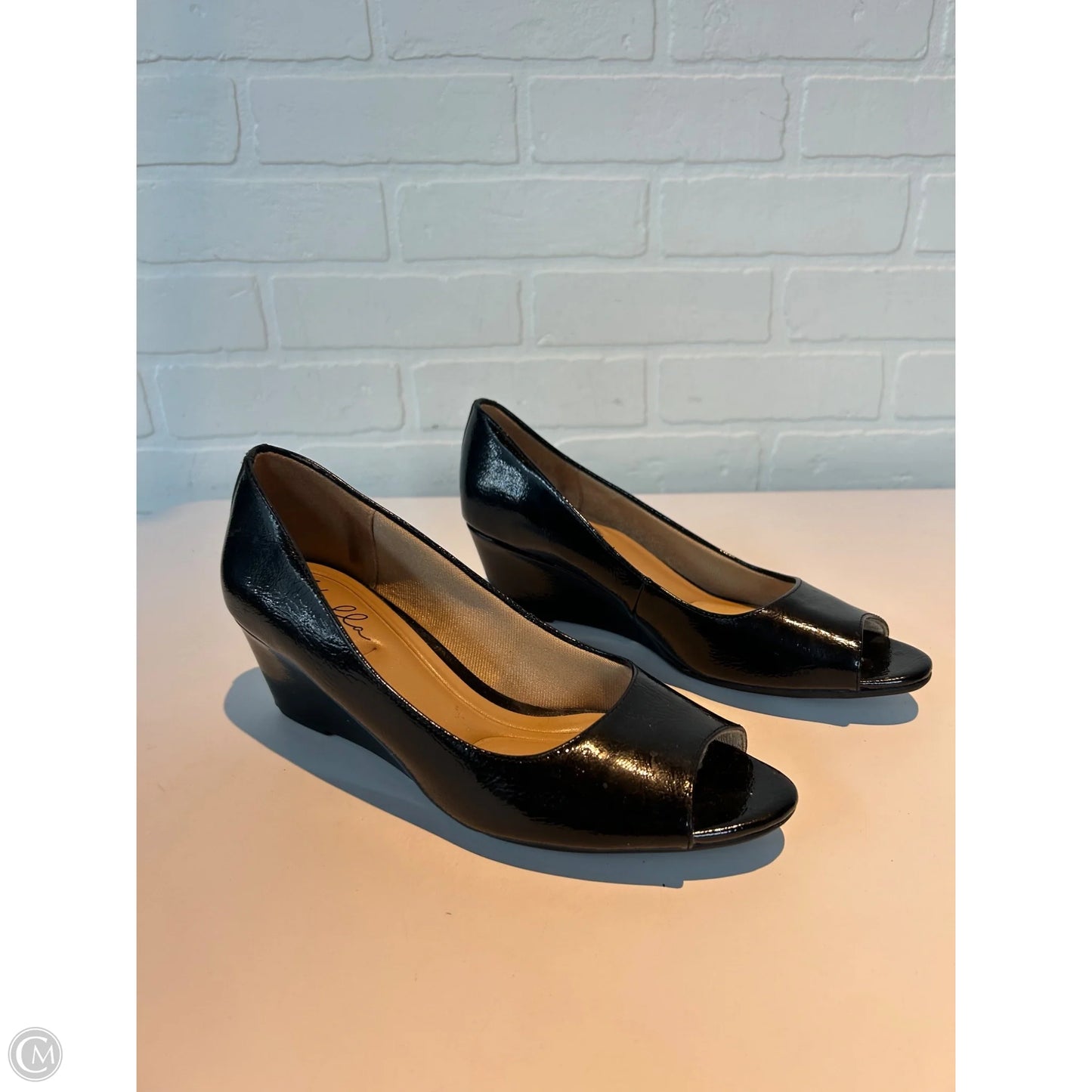 Sandals Heels Block By abella In Black, Size: 9