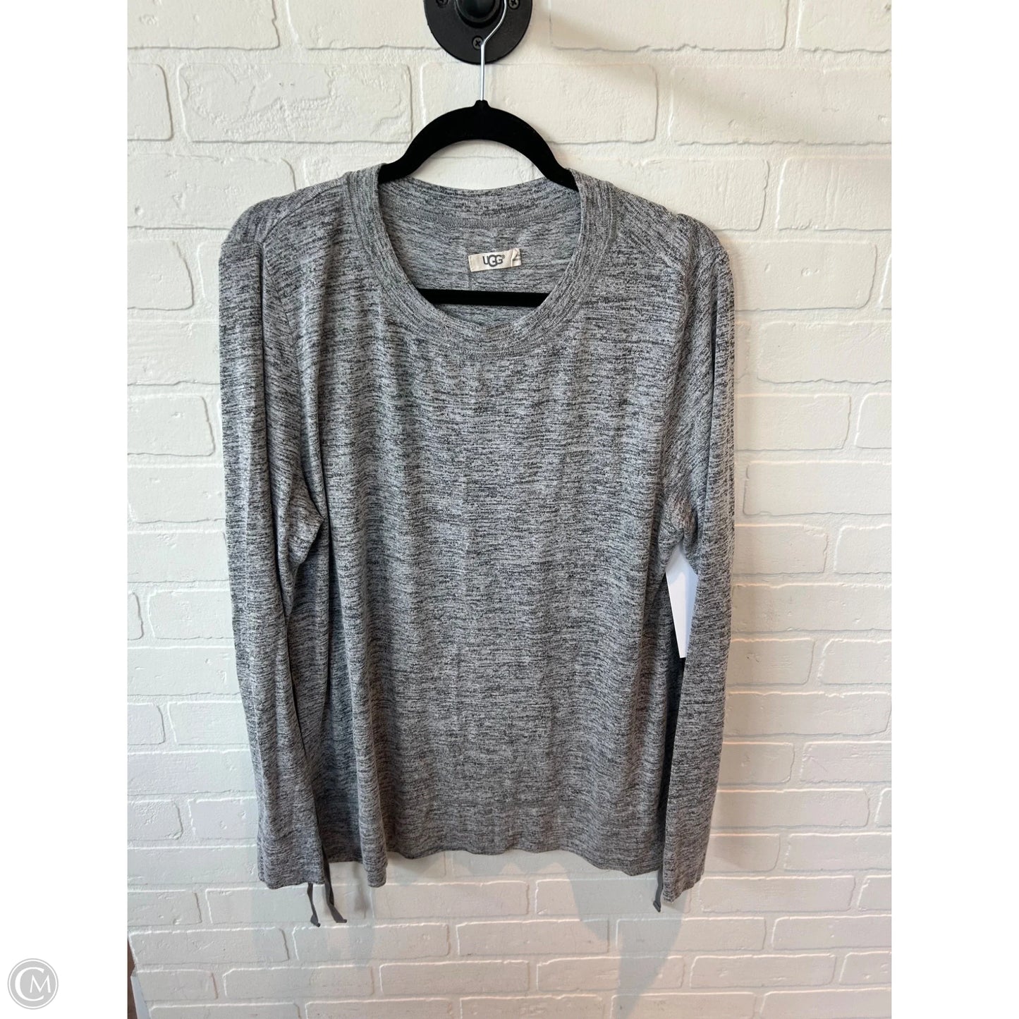 Top Long Sleeve Designer By Ugg In Grey, Size: Xl