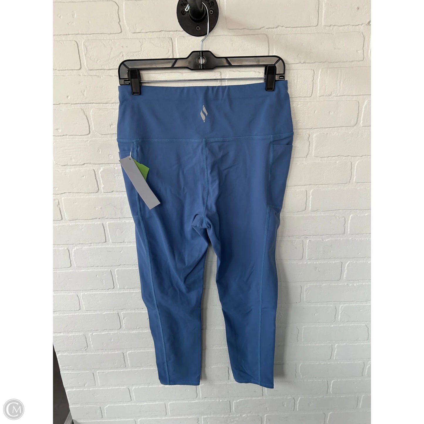 Athletic Leggings By Skechers In Blue, Size: 12