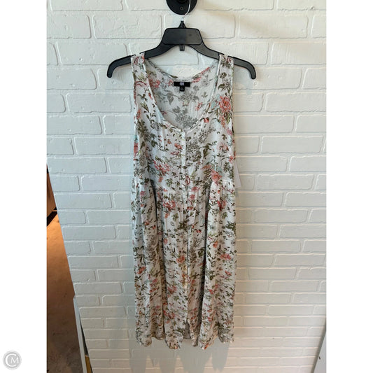 Dress Designer By Frye In Pink & White, Size: L