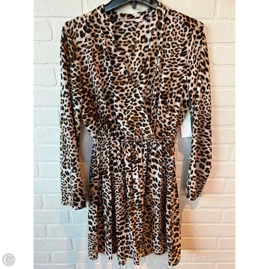 Dress Casual Short By ALL IN FAVOUR In Animal Print, Size: M