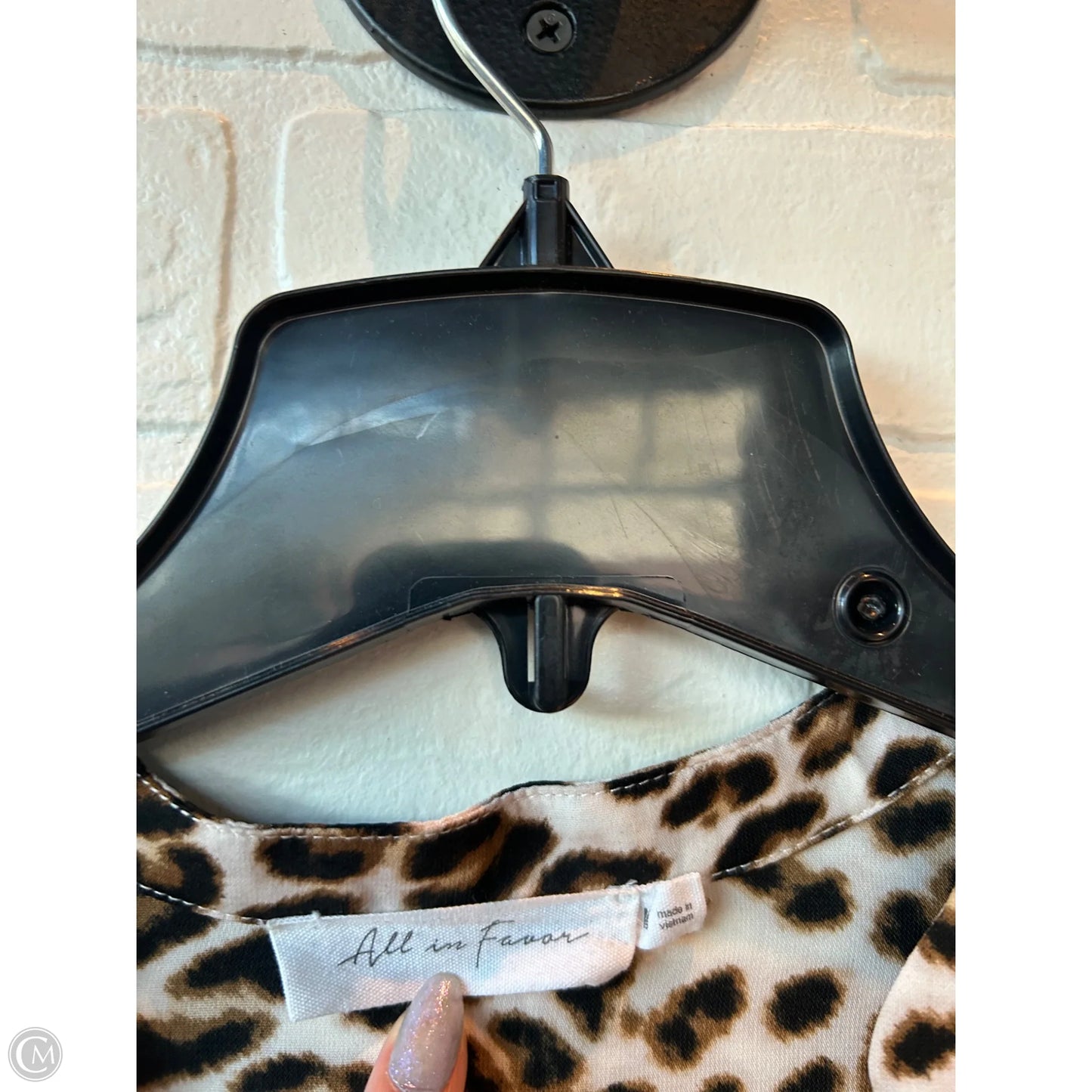 Dress Casual Short By ALL IN FAVOUR In Animal Print, Size: M
