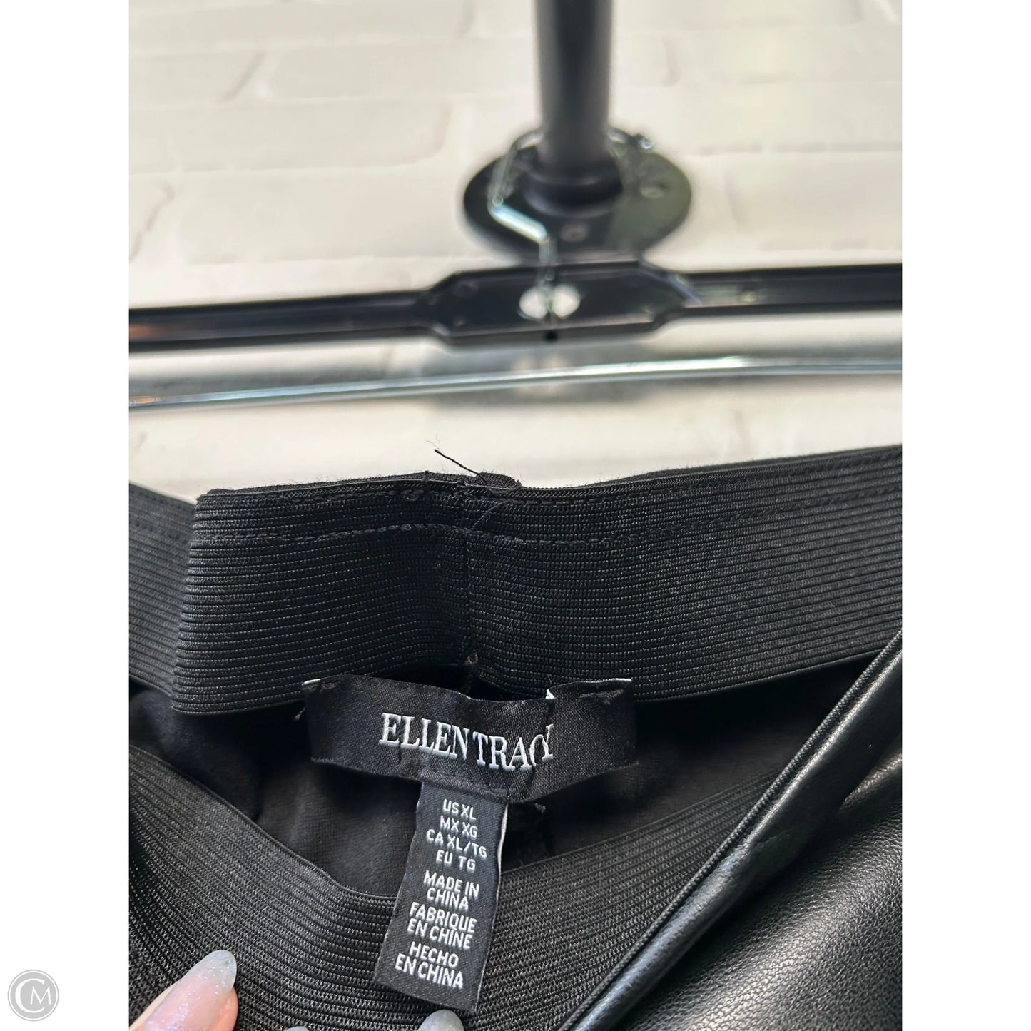 Skirt Midi By Ellen Tracy In Black, Size: 16