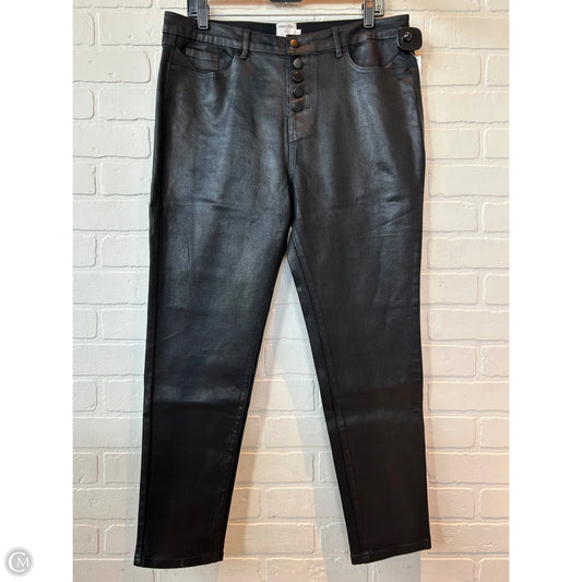 Jeans Straight By Amaryllis In Black, Size: 10