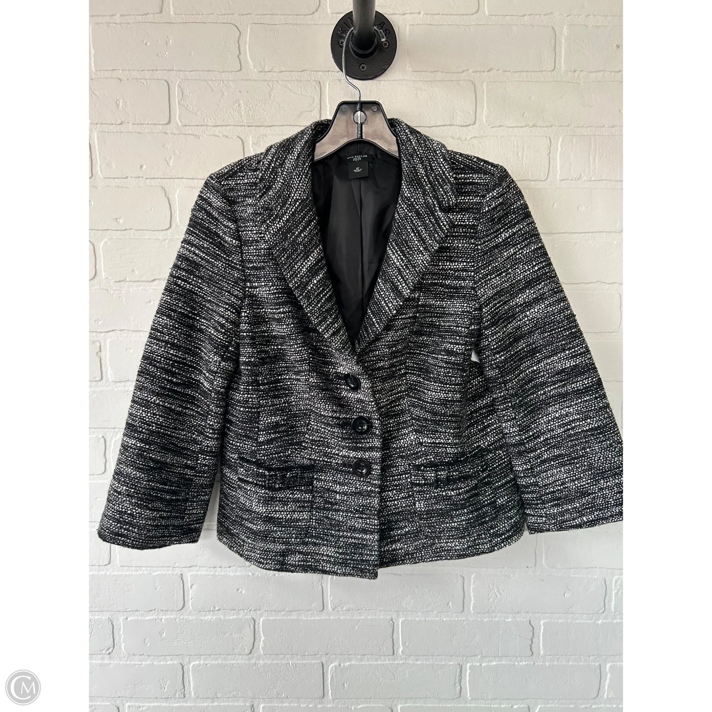 Blazer By Ann Taylor In Black, Size: Sp