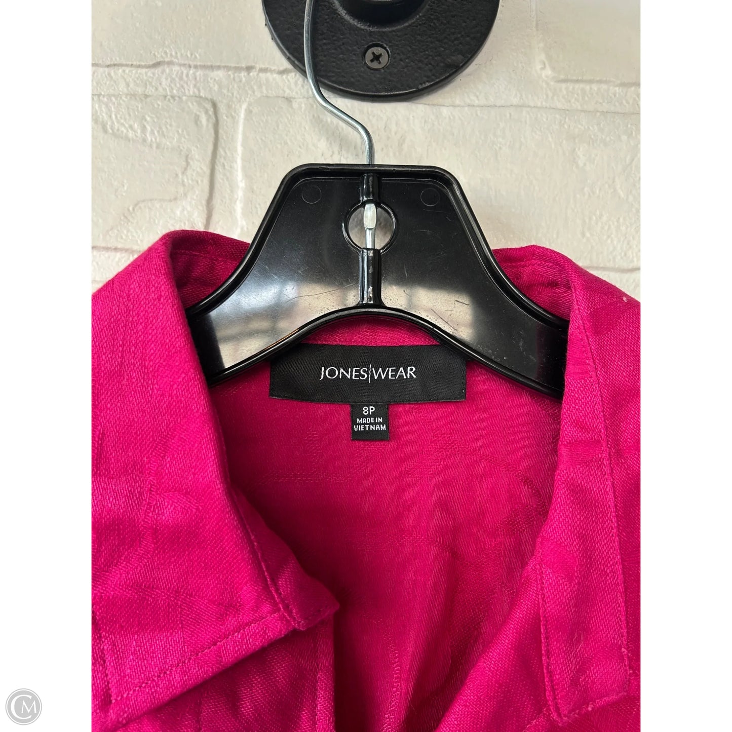 Top Long Sleeve By Jones Wear In Pink, Size: Mp