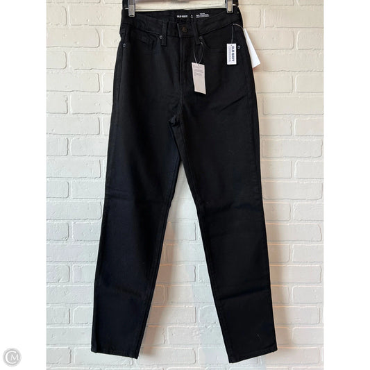 Jeans Straight By Old Navy In Black Denim, Size: 4l