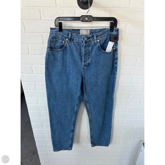 Jeans Straight By Everlane In Blue Denim, Size: 10