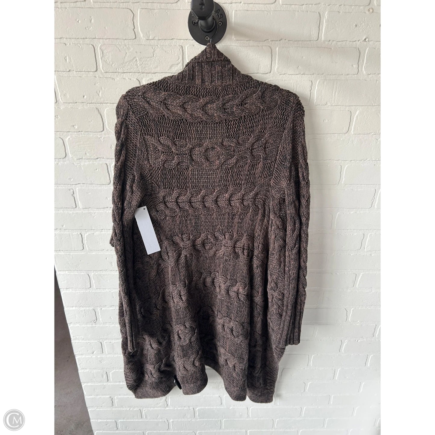 Sweater Cardigan By Bebe In Brown, Size: Xs