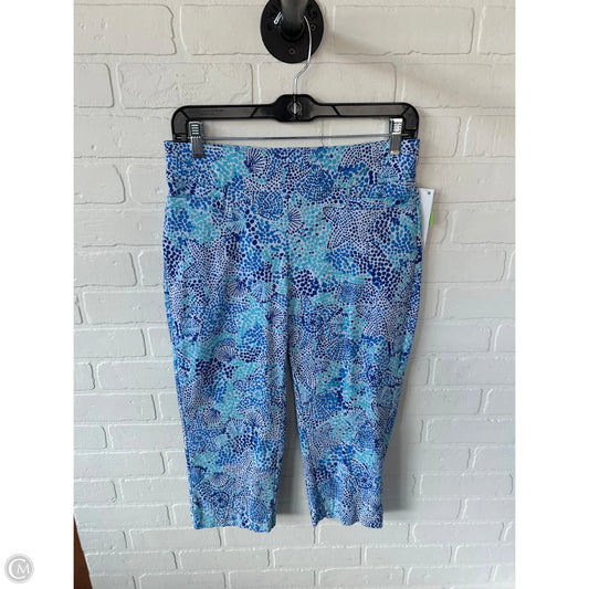 Capris By Kim Rogers In Blue & White, Size: 6