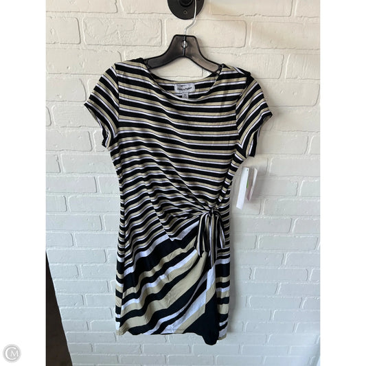 Dress Casual Midi By Shelby And Palmer In Black & Tan, Size: M