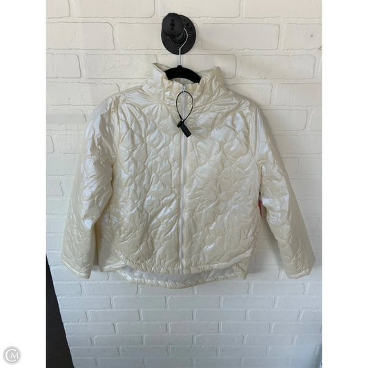 Jacket Puffer & Quilted By Umgee In Cream, Size: S