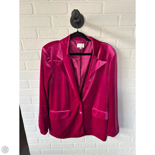 Blazer By Entro In Pink, Size: L