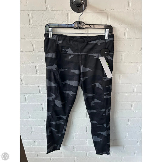 Athletic Leggings By Athleta In Black & Grey, Size: 8