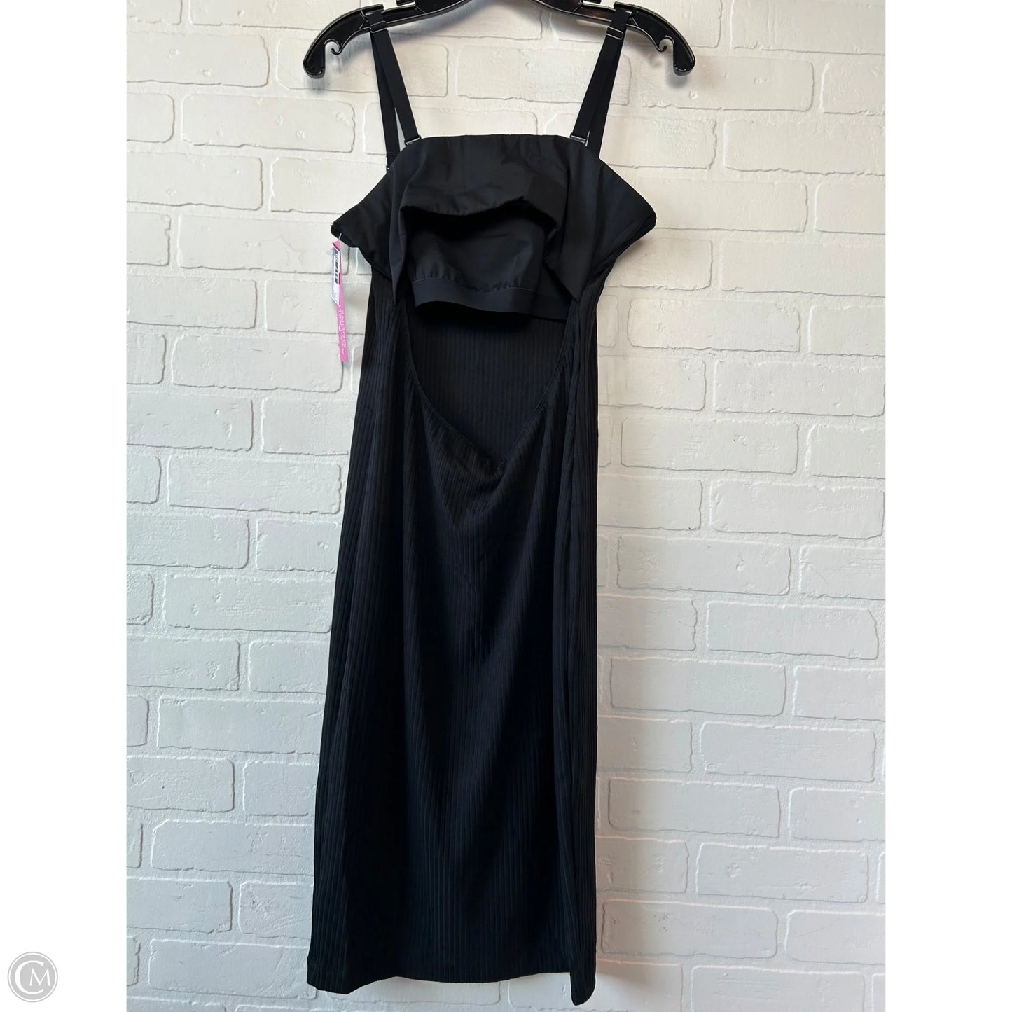 Dress Casual Midi By Victorias Secret In Black, Size: L