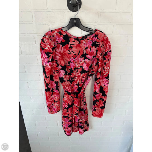 Dress Casual Short By Clothes Mentor In Black & Red, Size: M