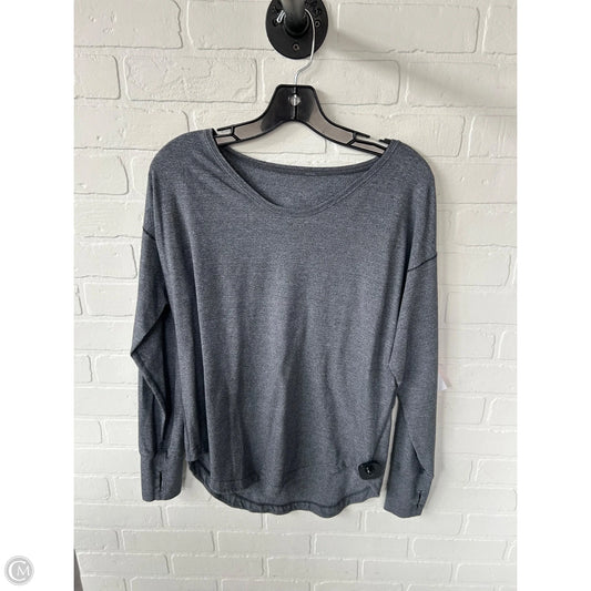Athletic Top Long Sleeve Crewneck By Lululemon In Grey, Size: S
