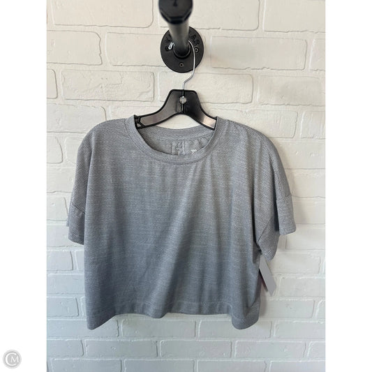 Athletic Top Short Sleeve By All In Motion In Grey, Size: L