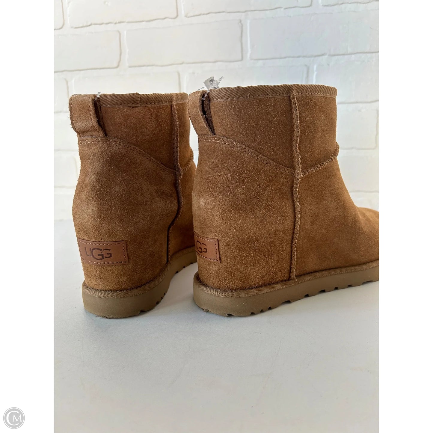 Boots Designer By Ugg In Tan, Size: 8