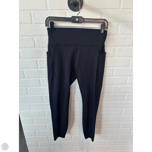 Athletic Leggings By Spyder In Black, Size: 8
