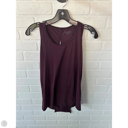 Athletic Tank Top By Athleta In Maroon, Size: M