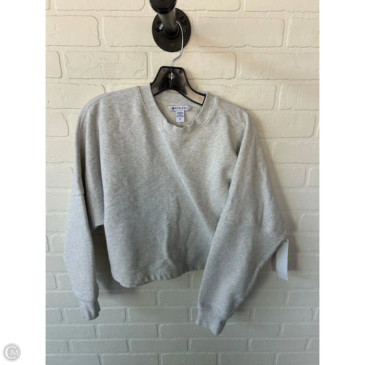 Athletic Sweatshirt Crewneck By Athleta In Grey, Size: S