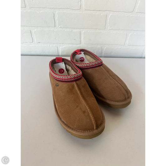 Slippers Designer By Ugg In Brown & Red