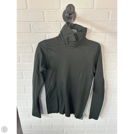 Athletic Top Long Sleeve Crewneck By Athleta In Green, Size: M