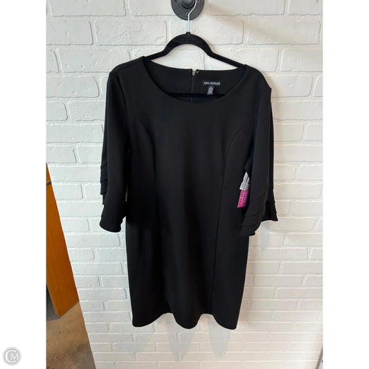 Dress Work By Nina Leonard In Black, Size: Xl