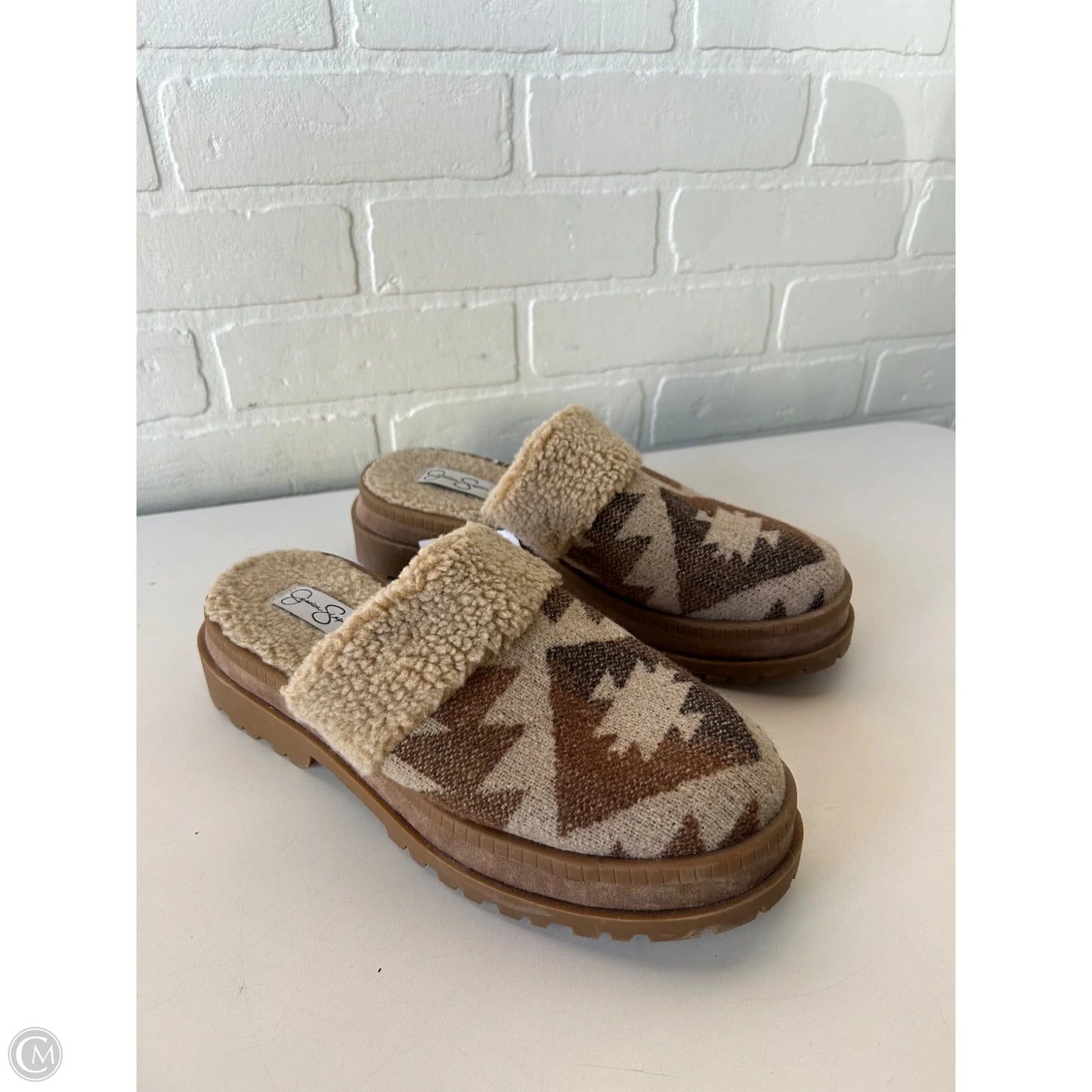 Shoes Flats By Jessica Simpson In Tan, Size: 8.5