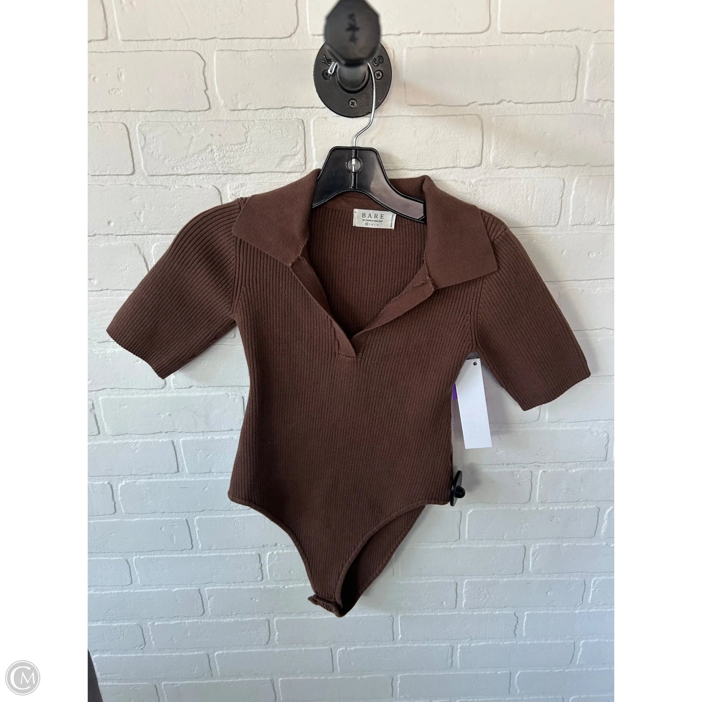 Bodysuit By Charlie Holiday In Brown, Size: Xs