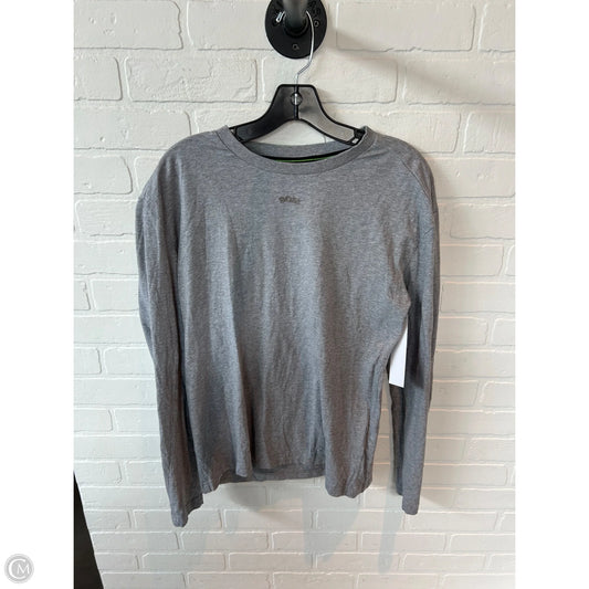 Top Long Sleeve Basic By Hugo Boss In Grey, Size: S