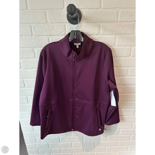 Jacket Other By Talbots In Purple, Size: 2x