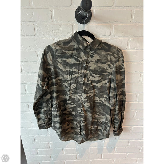 Top Long Sleeve By Beachlunchlounge In Green, Size: M