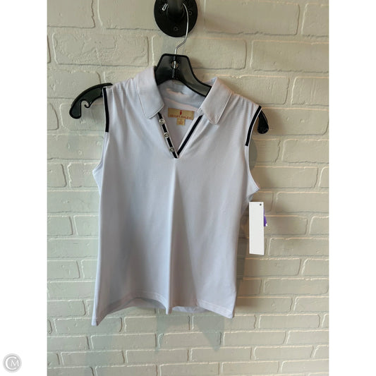 Athletic Tank Top By Clothes Mentor In White, Size: S
